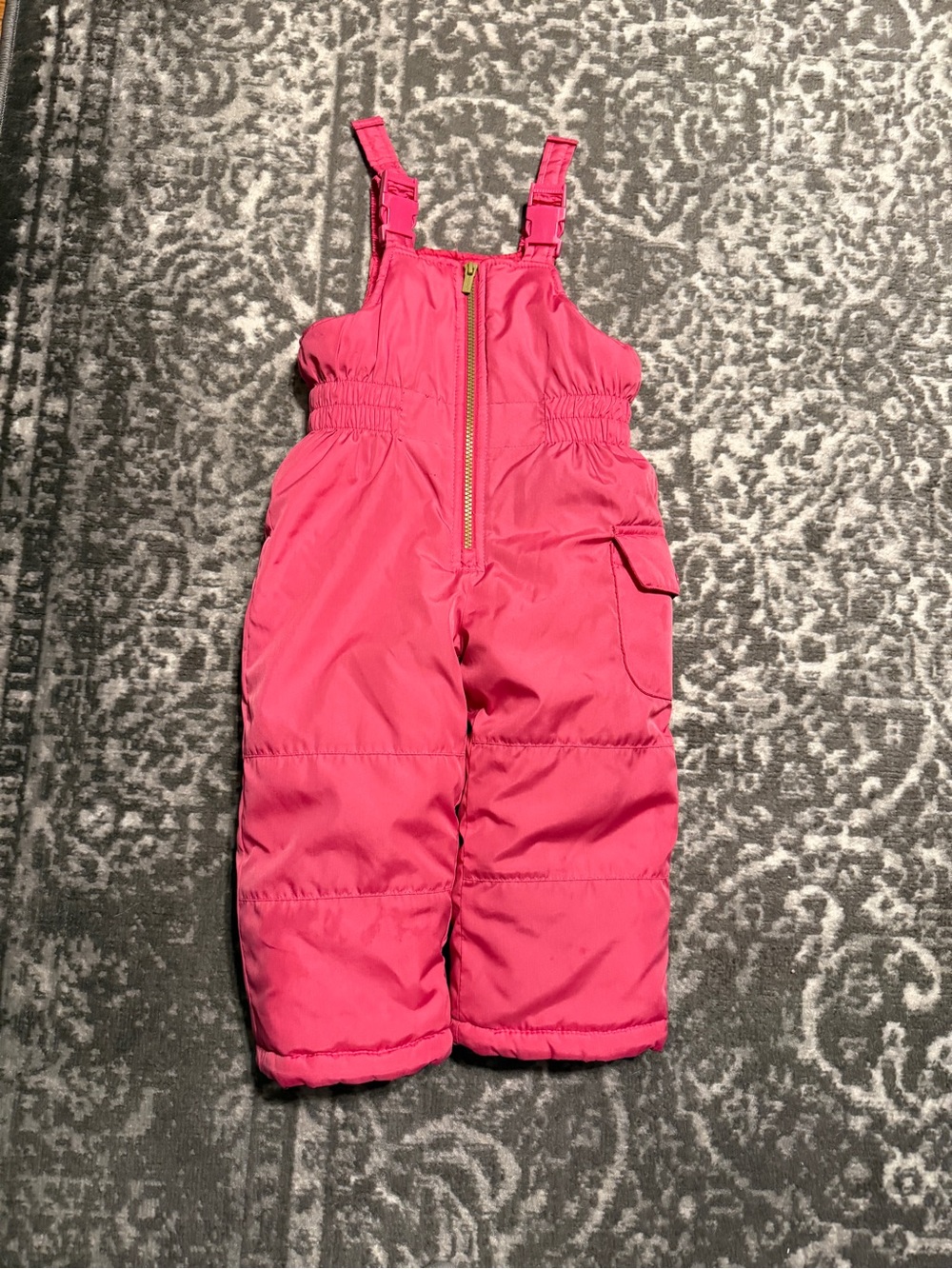 Carter's Hot Pink Insulated Snow Overalls